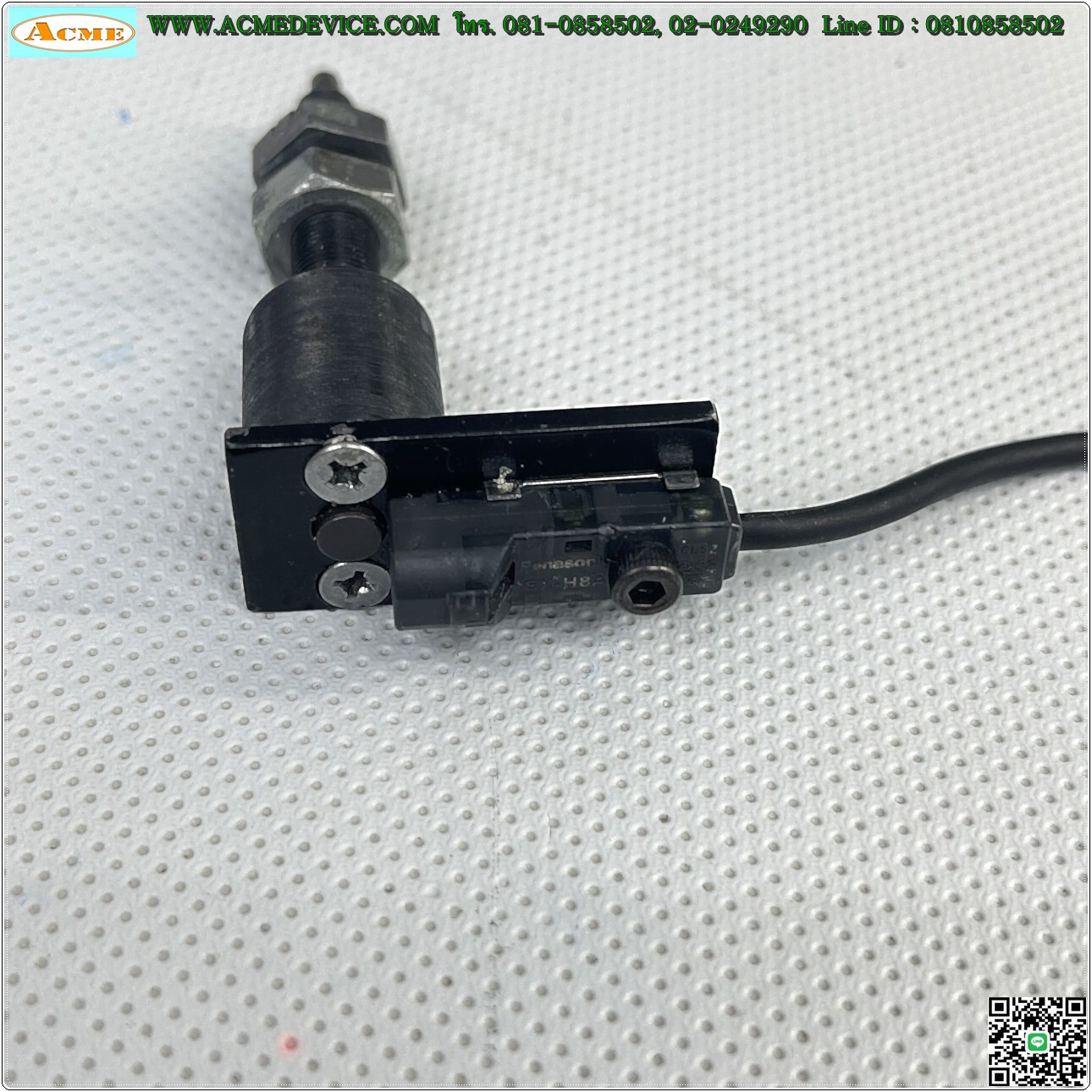 Proximity Panasonic/SUNX รุ่น GX-H8A + Pin Limit, ระยะ 2.5mm, 3wire, NPN, NO, Unshielded, Inductive