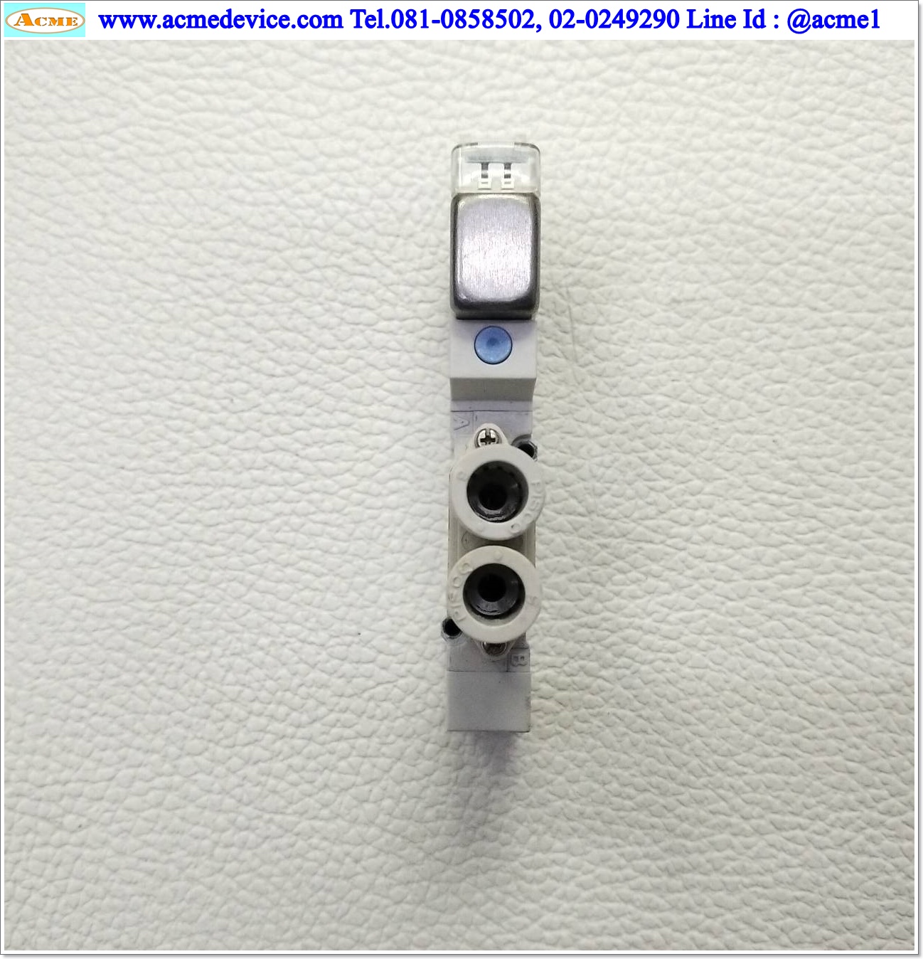 Solenoid Valve SMC รุ่น SY3120-5LOZ-M5, 5/2, 2-position single, Coil 24Vdc (สายลม 6 มม.)