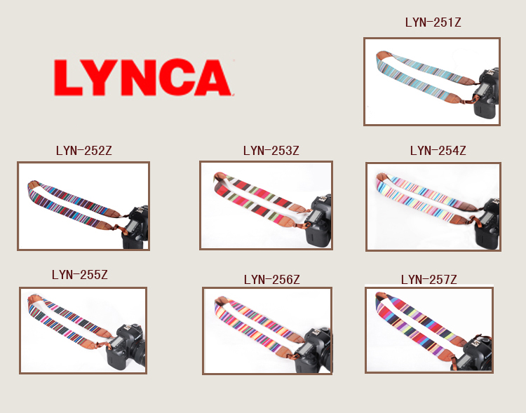 สายคล้องกล้องแฟชั่นยี่ห้อ LYNCA คุณภาพดี ราคาถูก