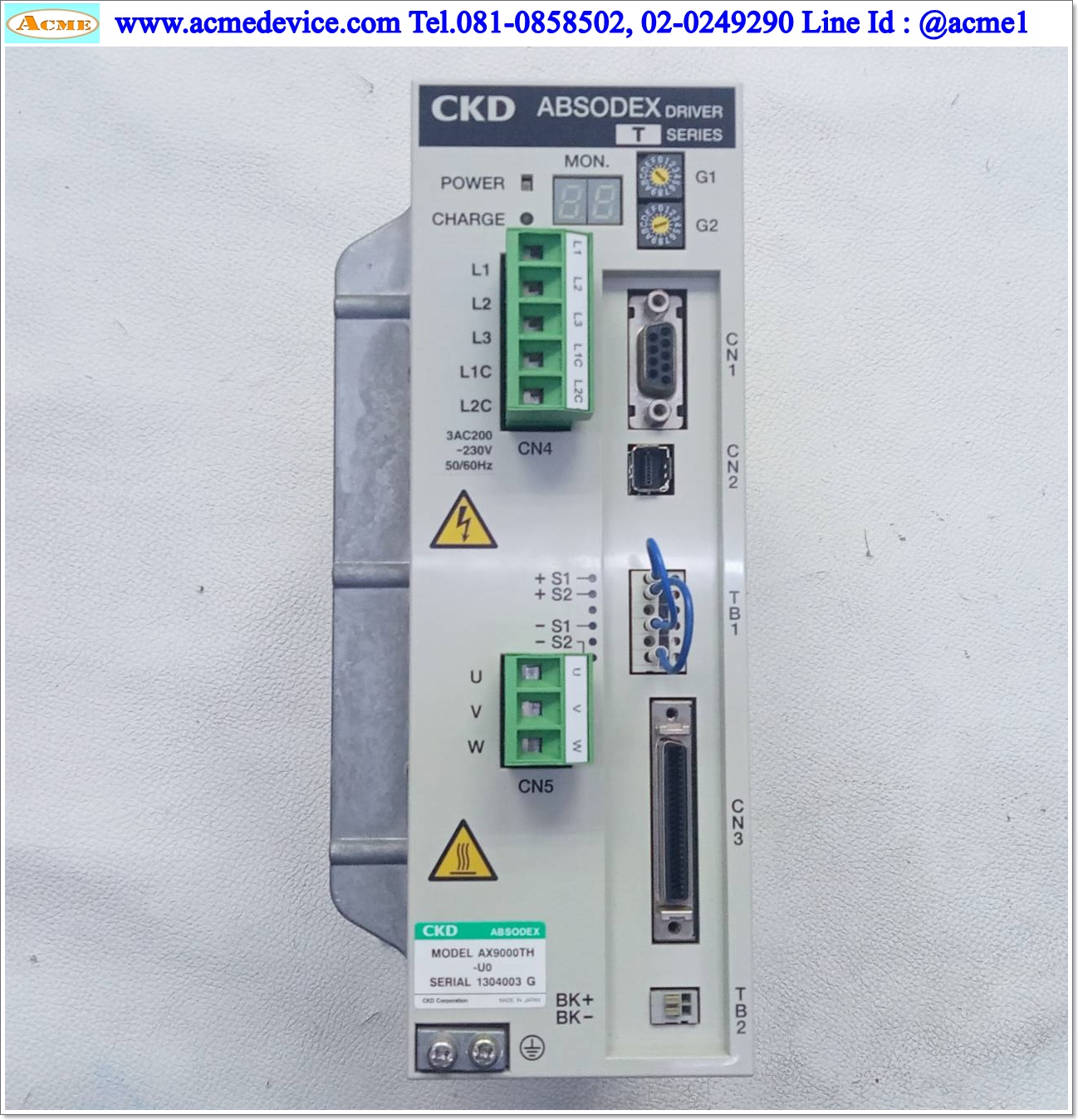 Direct Drive Servo CKD รุ่น AX9000TH-U0, Absodex Driver