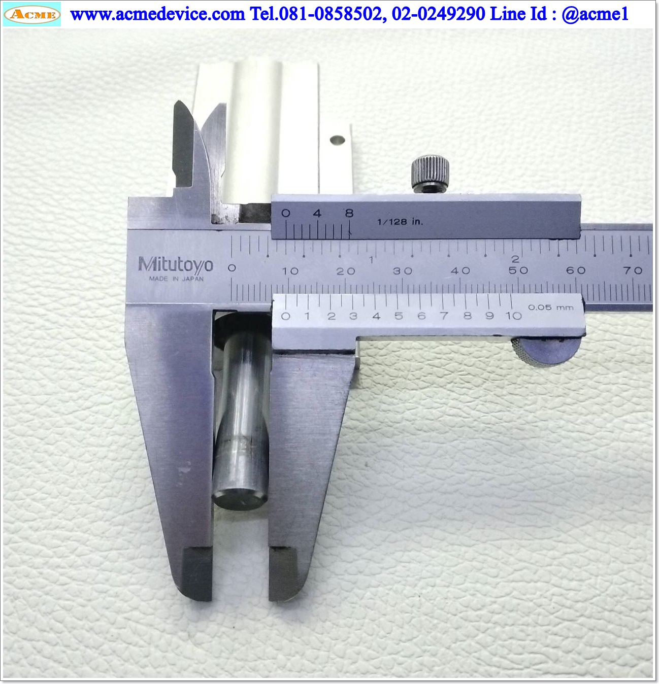 Linear Bushing and Shafts Thomson รุ่น TWN6, เพลาโต 0.375 นิ้ว, ยาว 102 มม.