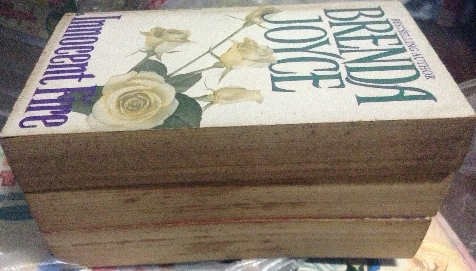 Innocent fire,Violet fire,the fires of paradise by Brenda Joyce ราคา 150