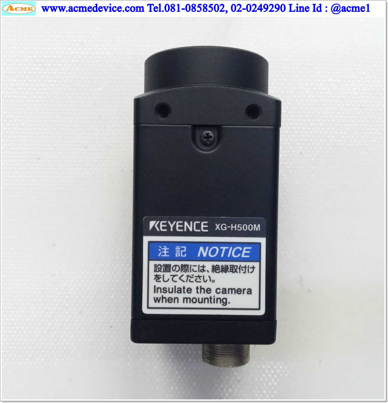 Keyence Multi-Camera Imaging Controller รุ่น XG-8700 & XG-H500M, Lens CA-LH50, F2.8/50mm., CA-CH5