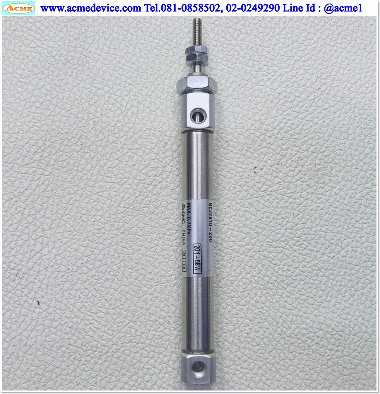 Air Cylinder SMC รุ่น NCJ2B10-200, Bore 10 mm., Stroke 2"