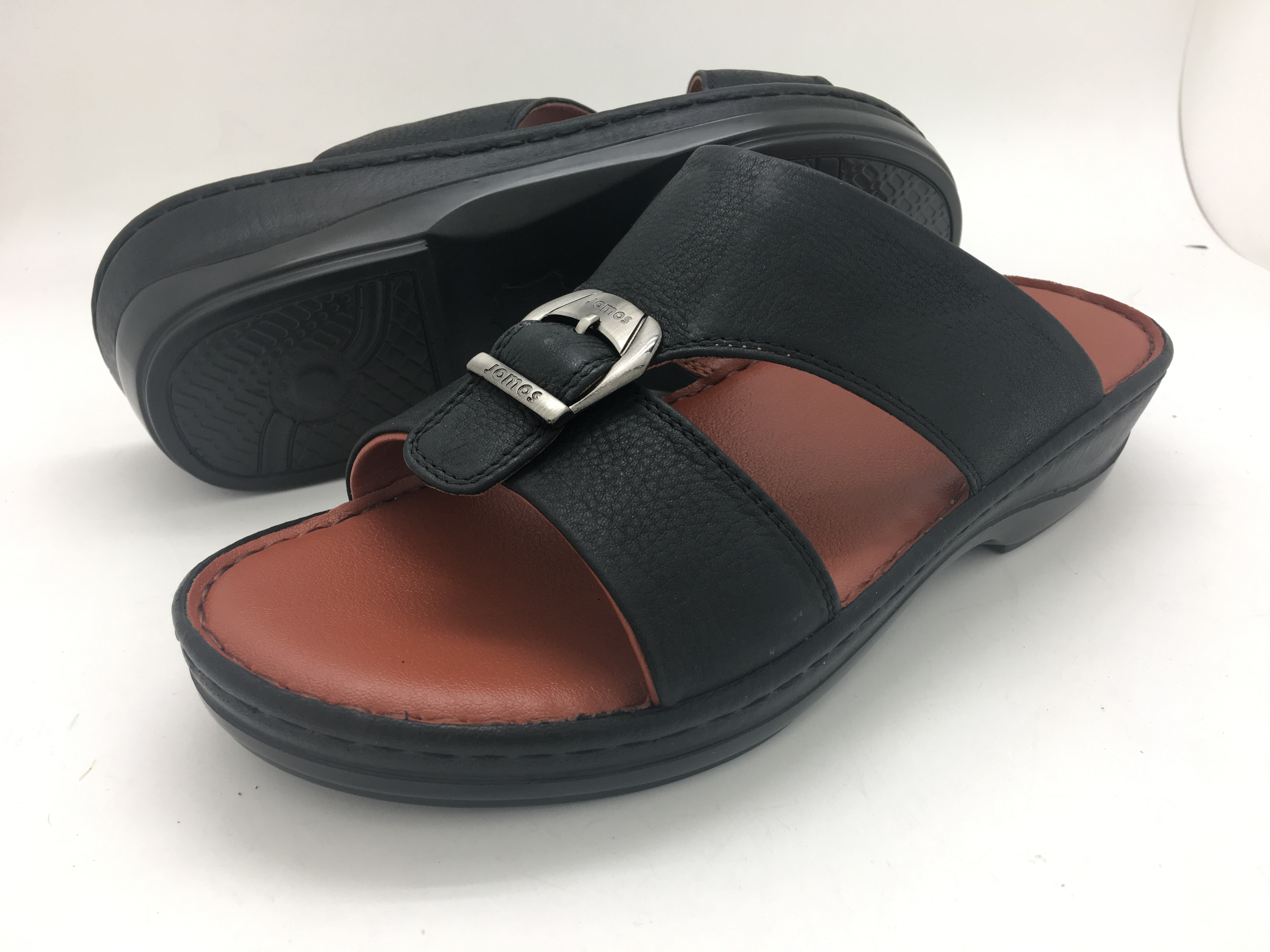 M2138 MEN ARABIC SANDALS LEATHER UPPER, PU OUTSOLE