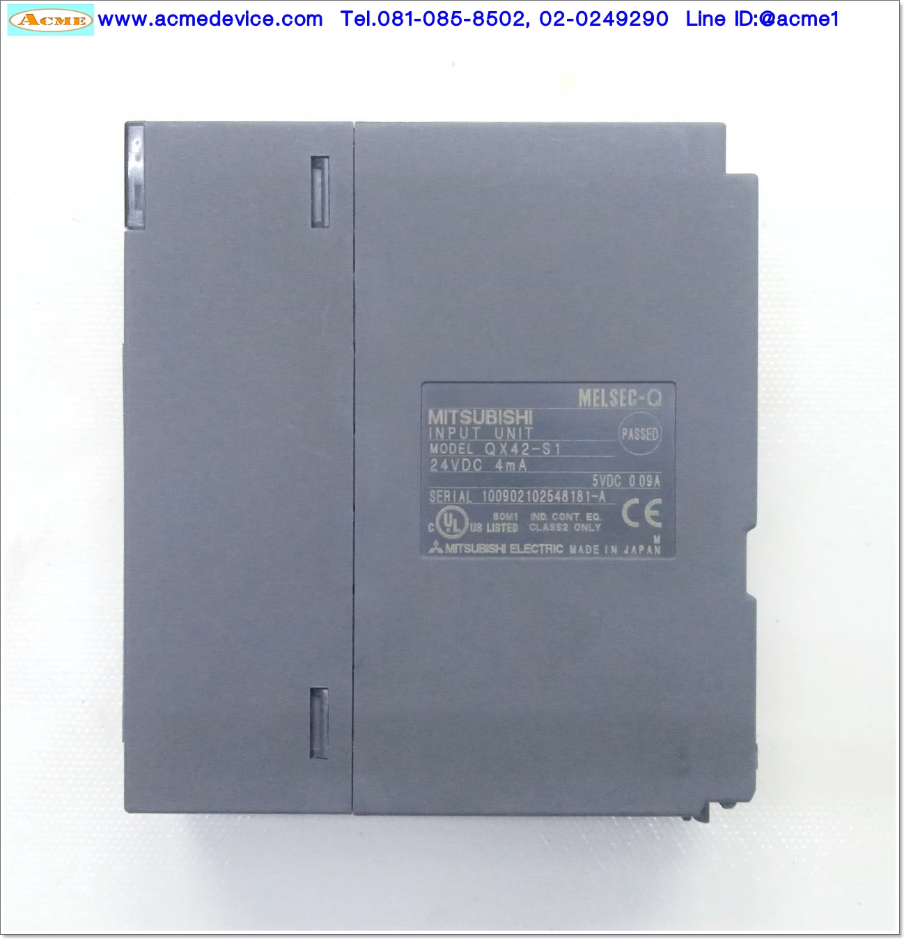 PLC Mitsubishi รุ่น QX42-S1, Hi Input Unit