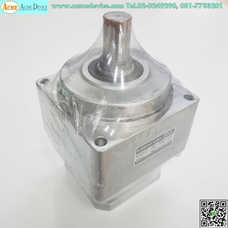Gear Head Nidec Shimpo รุ่น VRSF-7D-750-YY, Ratio 7:1, เพลาเข้า 17mm, ออก 19mm