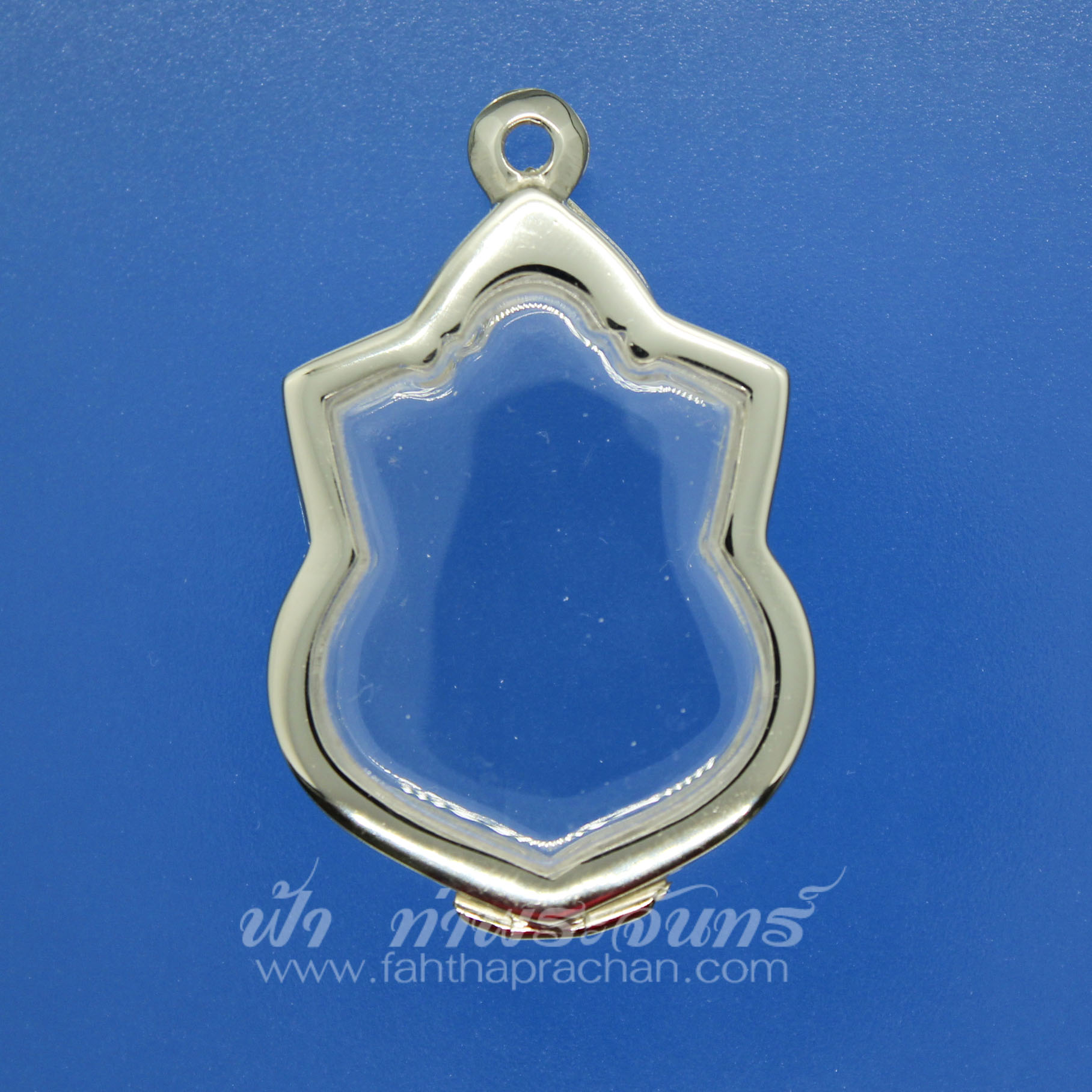 ตลับเหรียญเสมาสามรอบ ในหลวง ร.9 เงินขัดเงา