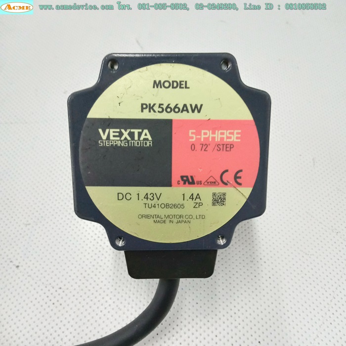 Stepping Motor Vexta PK566AW, 5 Phase, DC1.43V, 1.4A, 0.72/Step