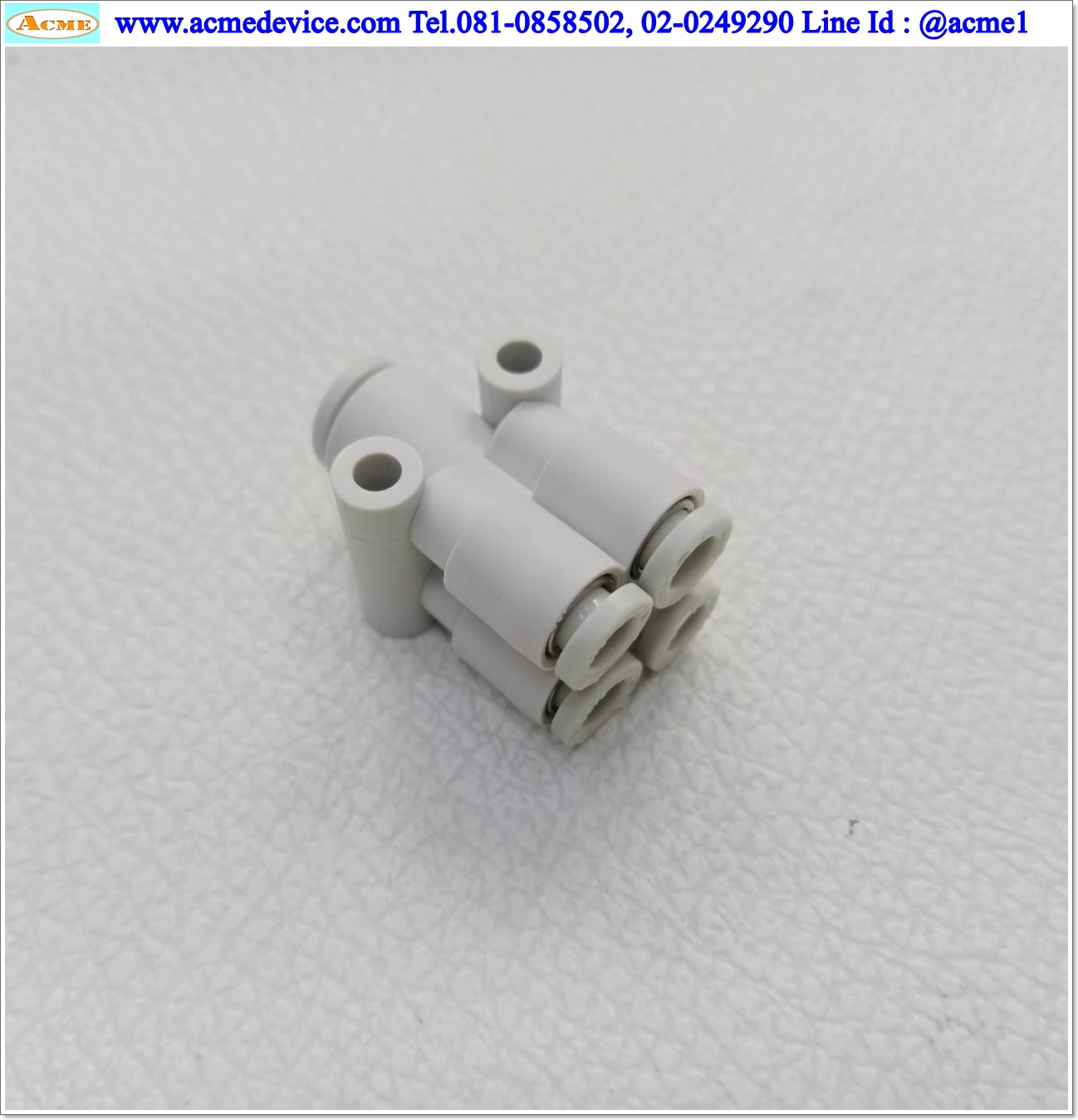 Different-Diameter Double Union Y SMC รุ่น KQ2UD04-06A