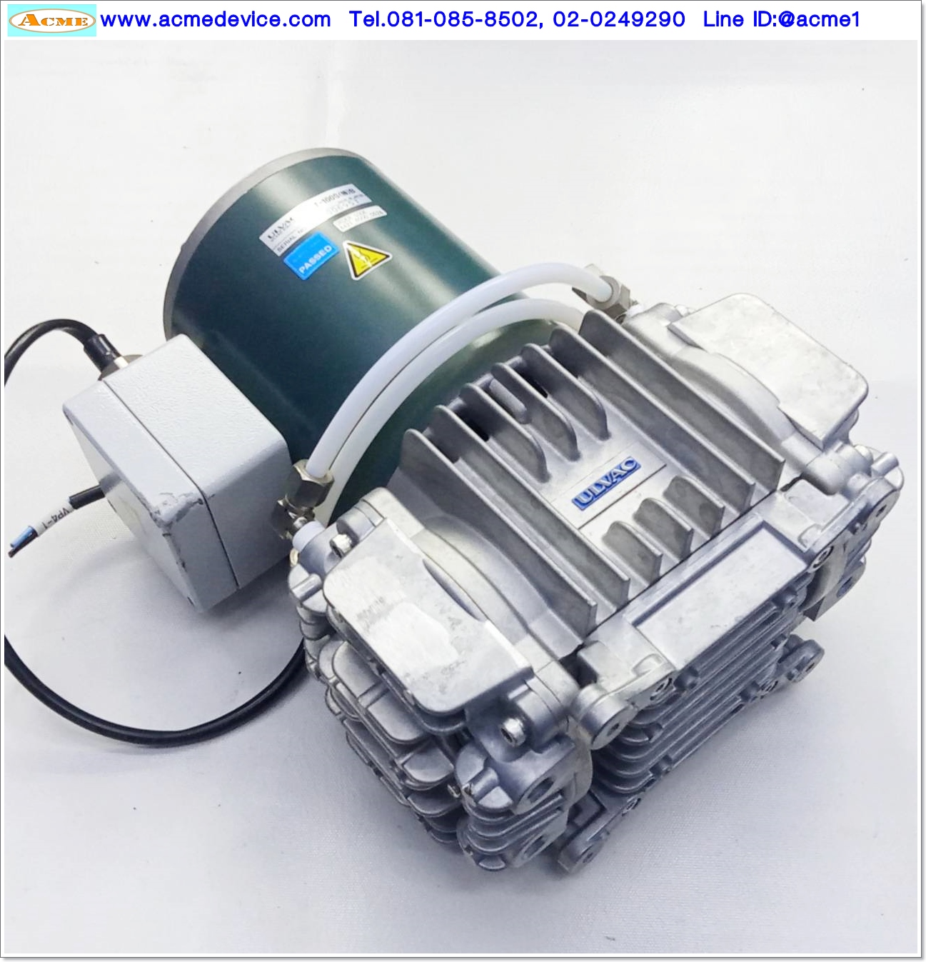 Vacuum Pump Ulvac รุ่น DAT-100S, 100 L/min, Singphase, 200W, 100V, 5.6A (Silver Blonde)