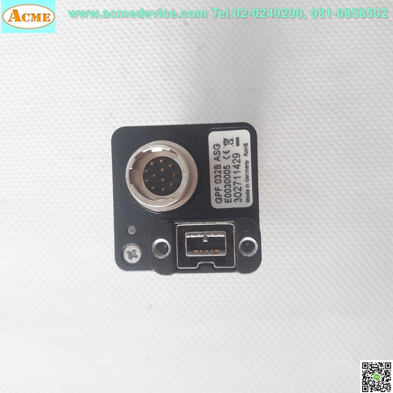 Camera Fujinon รุ่น GPF032BASG & Lens HF35HA-1B, 1:1.6/35 mm.