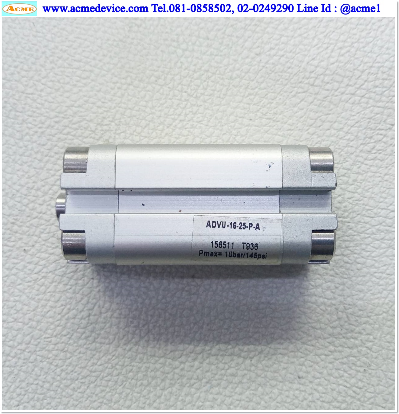 Air Cylinder Festo รุ่น ADVU-16-25-P-A, Bore 16 mm, Stroke 25 mm