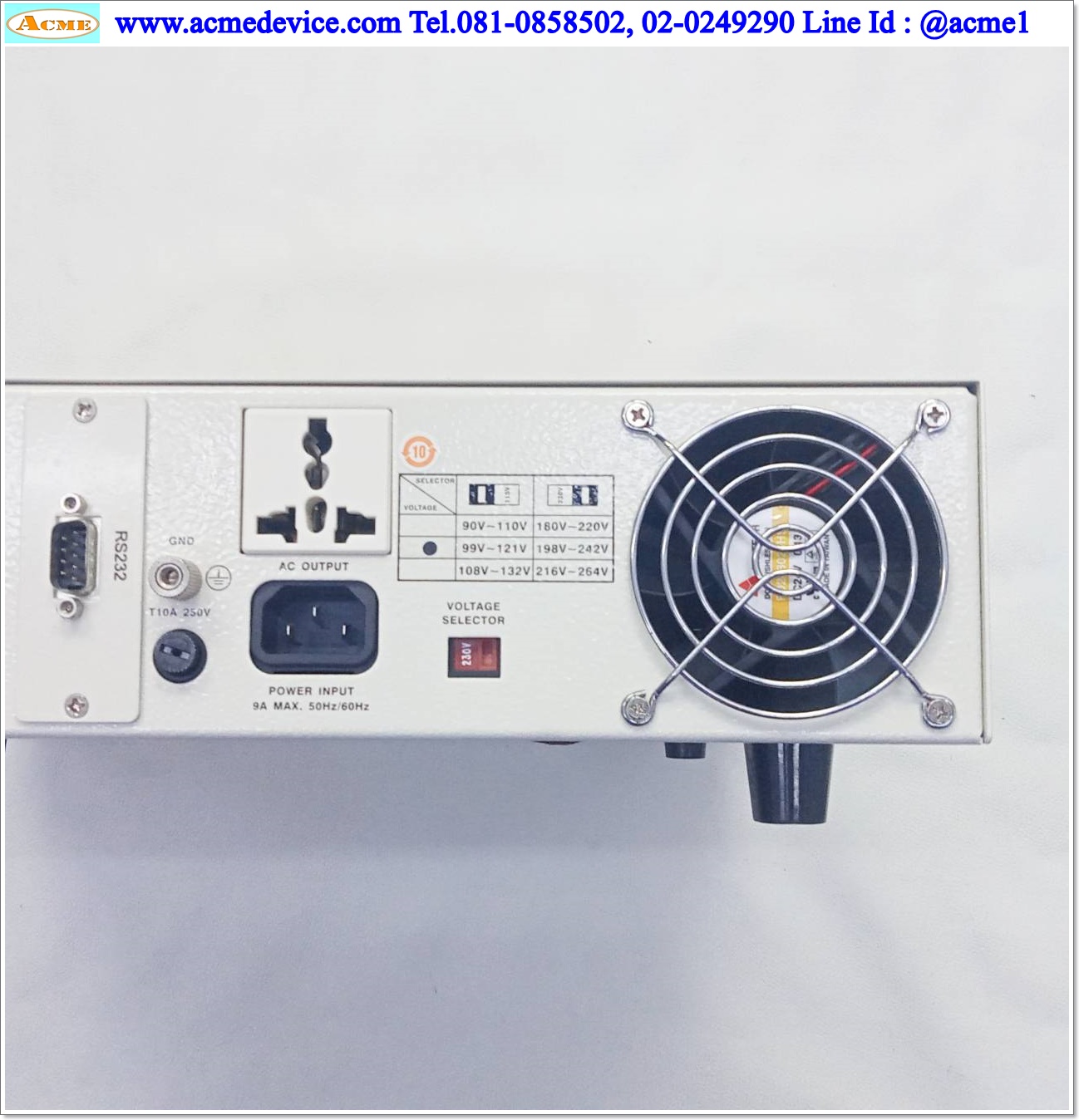 AC Power Supply Extech รุ่น 6605 , 6600 Series, Output 0-150V 4.6A, 0-300V 2.3A, 500VA, Power Input 100V/220V, Programmable AC Power Source