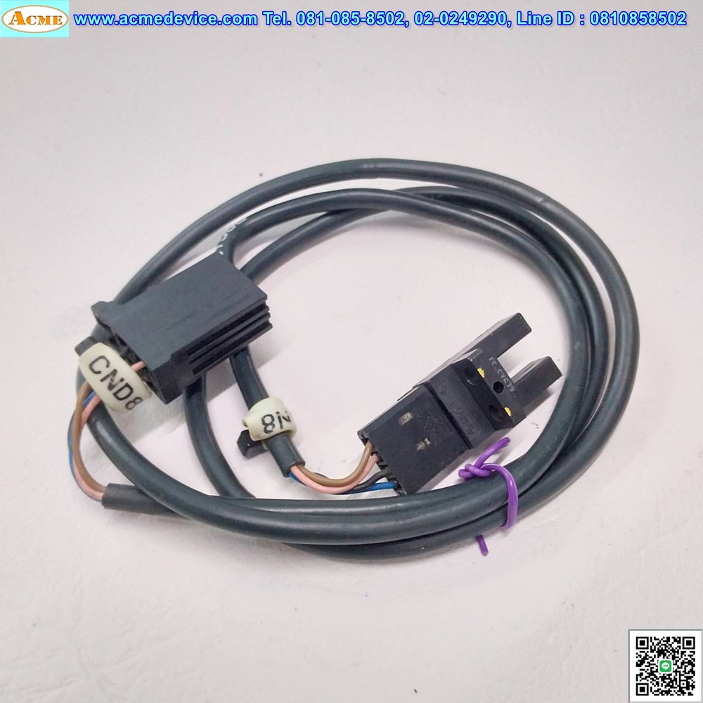 Photoelectric Omron รุ่น EE-SX673, ระยะ 5mm, NPN, Dark-ON / Light-ON