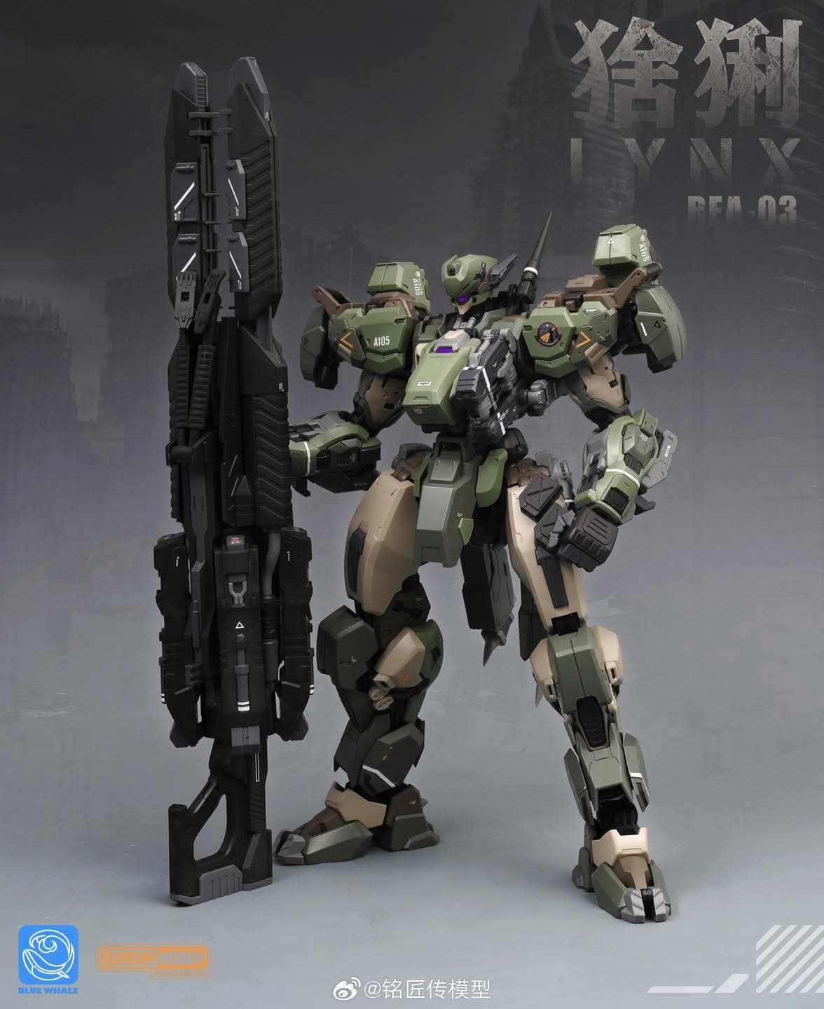 พรีออเดอร์ 1/100 LYNX แถมฟรี โรงซ่อม+Engineerx8+Pilotx1 สูง 21.5 cm.สินค้ามา ธ.ค.68 ค่าย Sunday Hobby Studio Made in China