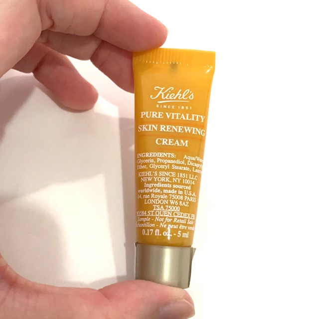 ครีมบำรุงผิว Kiehl's Pure Vitality Skin Renewing Cream 5ml