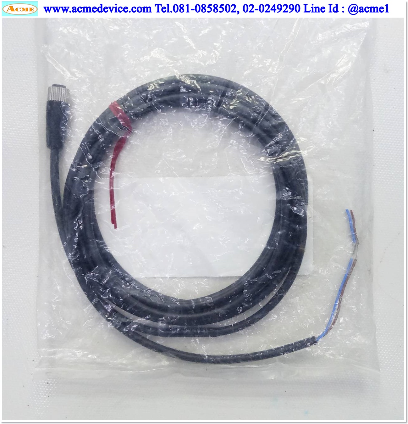 Connector Cable Keyence รุ่น OP-87443, for IX Series, M8, 4 Pin