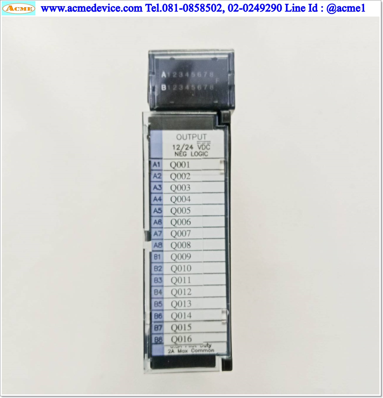 PLC GE FANUC รุ่น IC693MDL741G, Output Module, 12/24VDC, 0.5A, 16PT, NEG