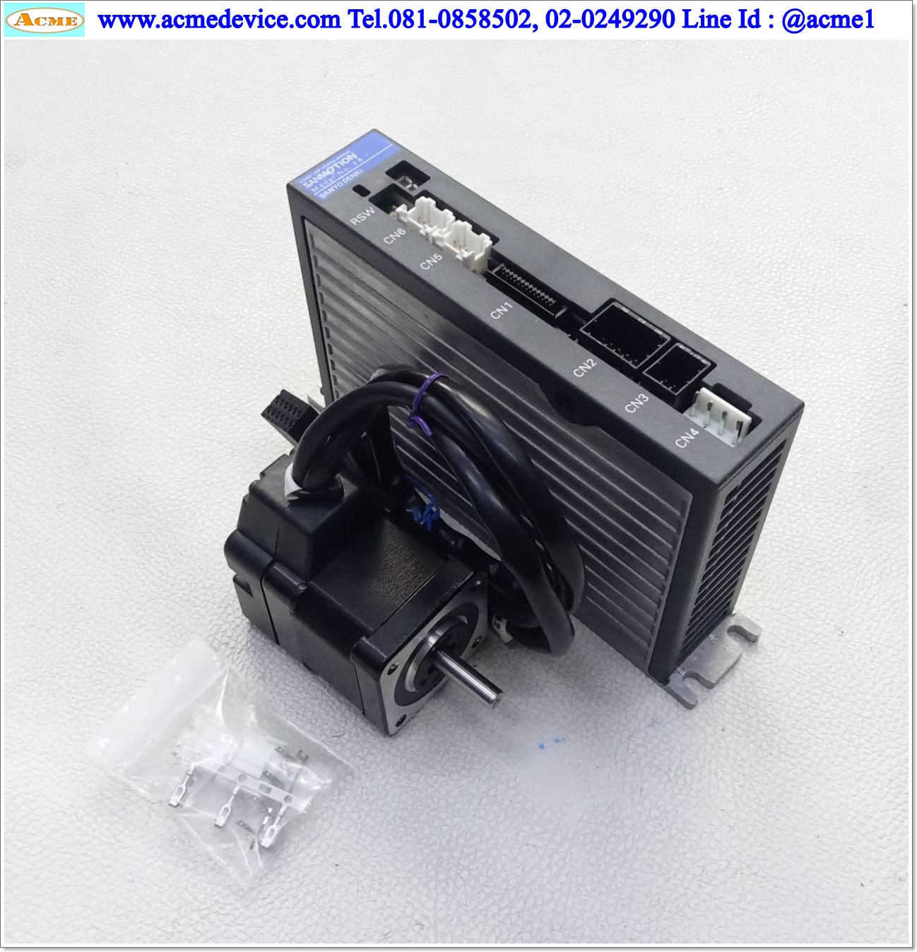 Closed Loop Stepper Sanyo Denki รุ่น PB3D003M200 & Motor PBM423FXE20 (0.6 N ํm)