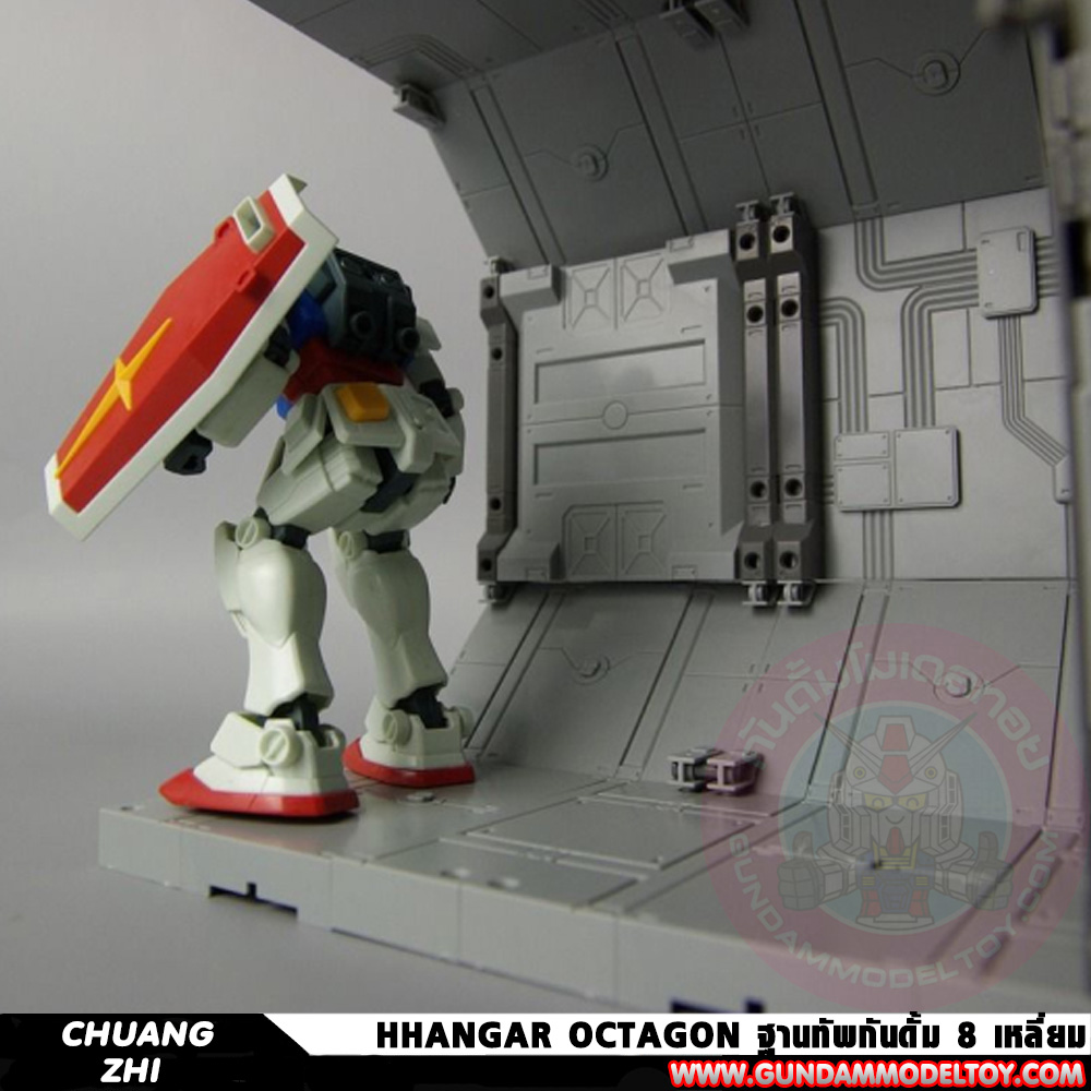 BANDAI HHANGAR OCTAGON ฐานทัพกันดั้มรูป 8 เหลี่ยม สำหรับ HG RG MG SCALE