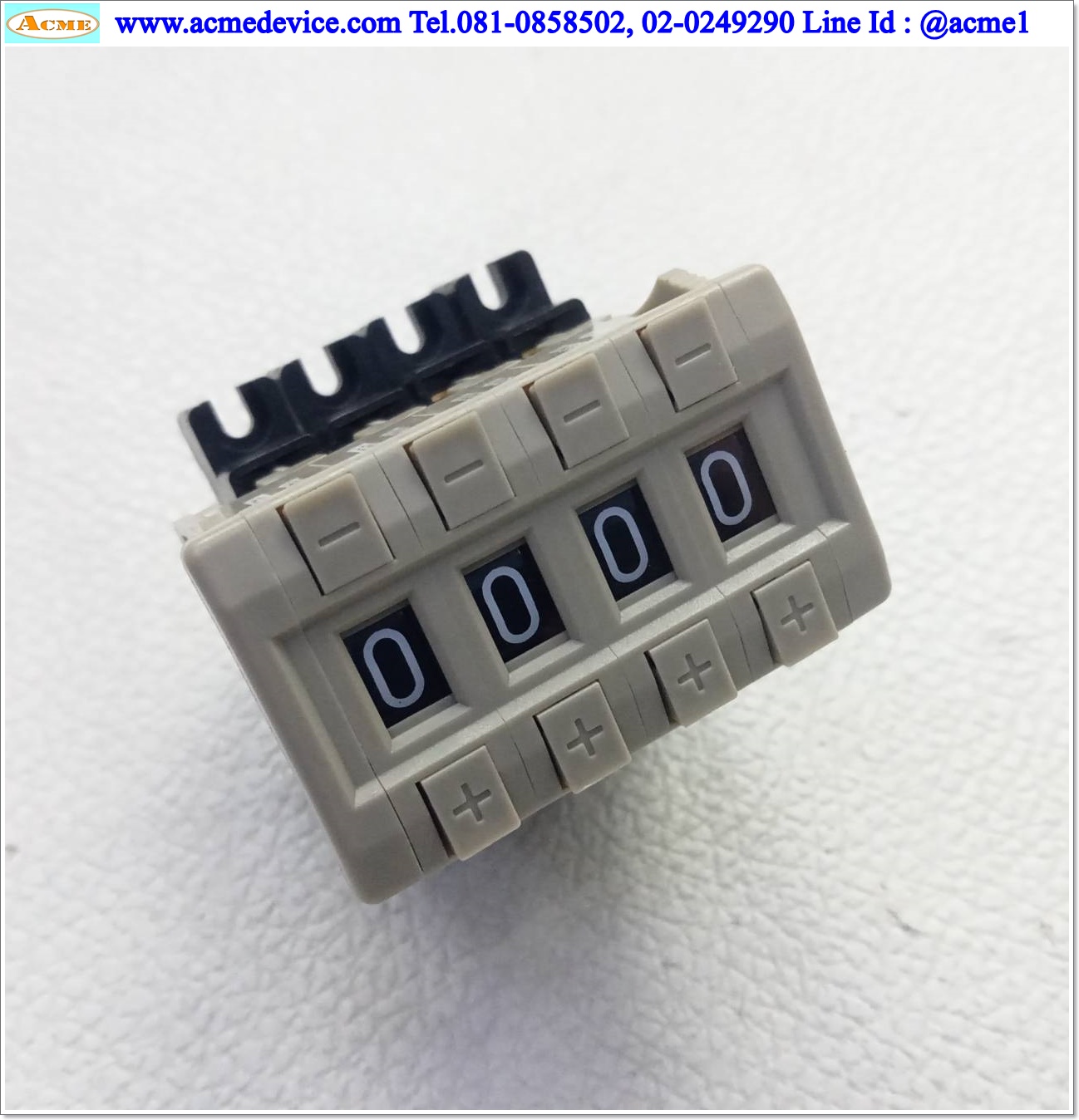 Thumbwheel Switch IDEC รุ่น DFAN-010, 4 หลัก