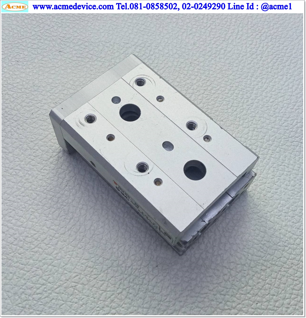 Guide Cylinder SMC รุ่น MXS8-20, Bore 8 mm., Stroke 20 mm.