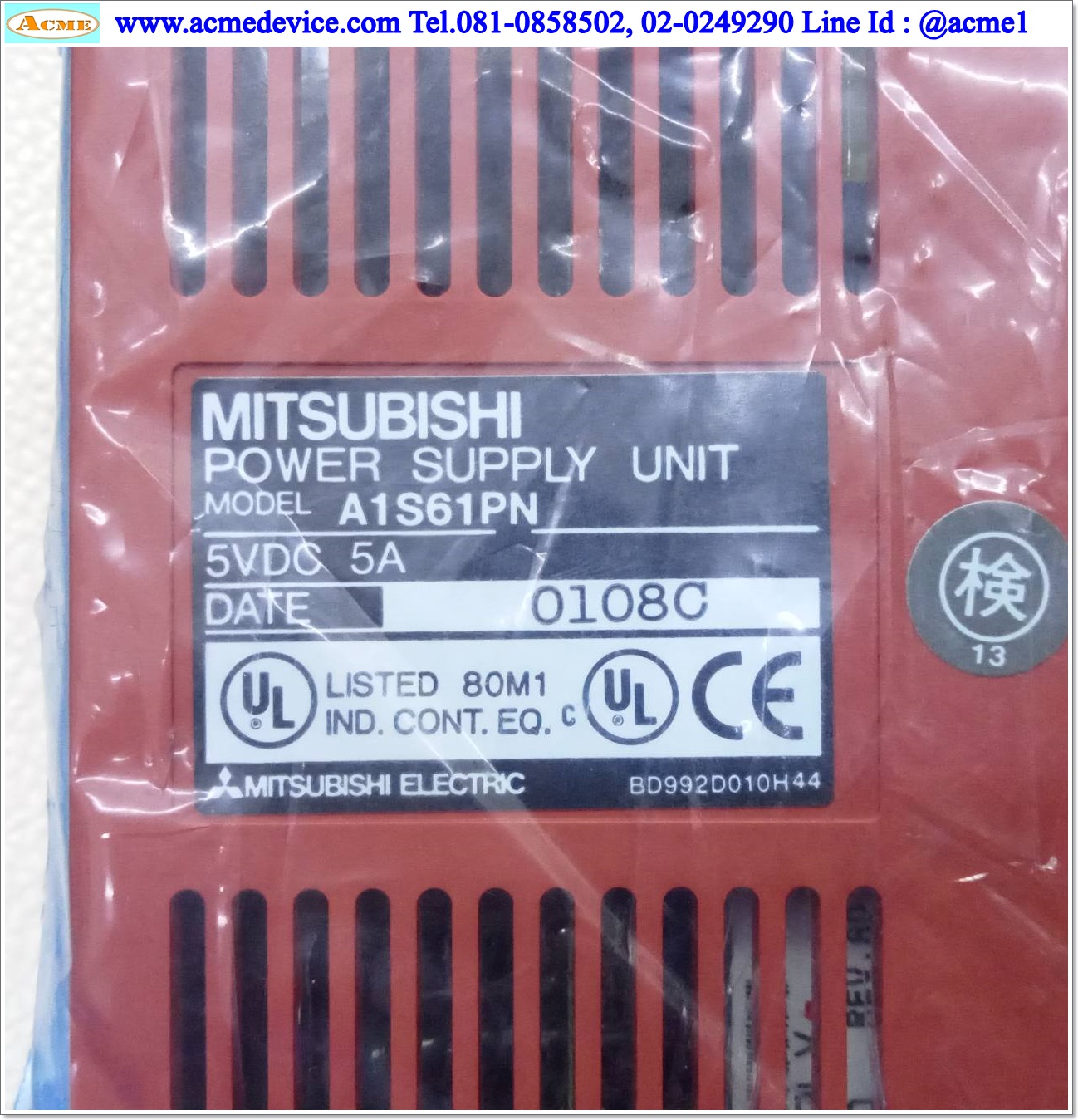 PLC Mitsubishi รุ่น A1S61PN, Power Supply Unit