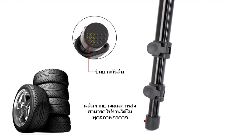 [ของแท้ ออกใบกำกับภาษีได้] QZSD Tripod ขาตั้งกล้อง พร้อมหัวบอล รุ่น Q-308 ราคาถูก