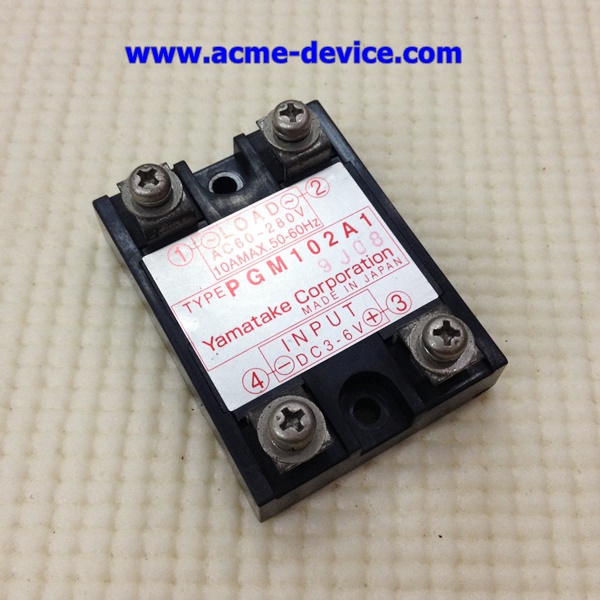 Solid State Relay Yamatake รุ่น PGM102A1, Input 3 to 6 Vdc, Output 280Vac 10A