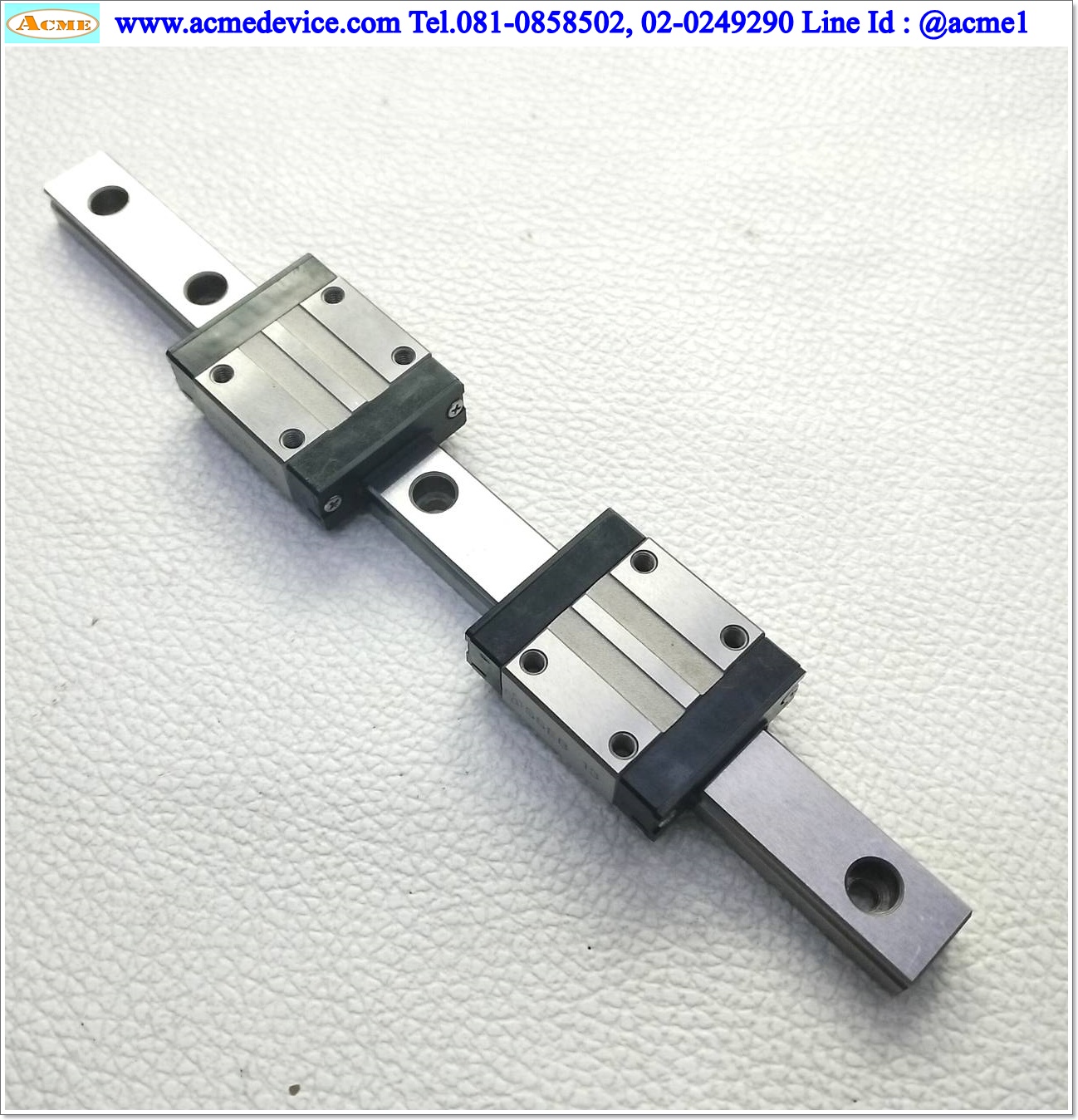 Linear Block and Rail Misumi รุ่น SSEB13, รางสไลด์ขนาด 12 mm x 170 mm. (2 Block)
