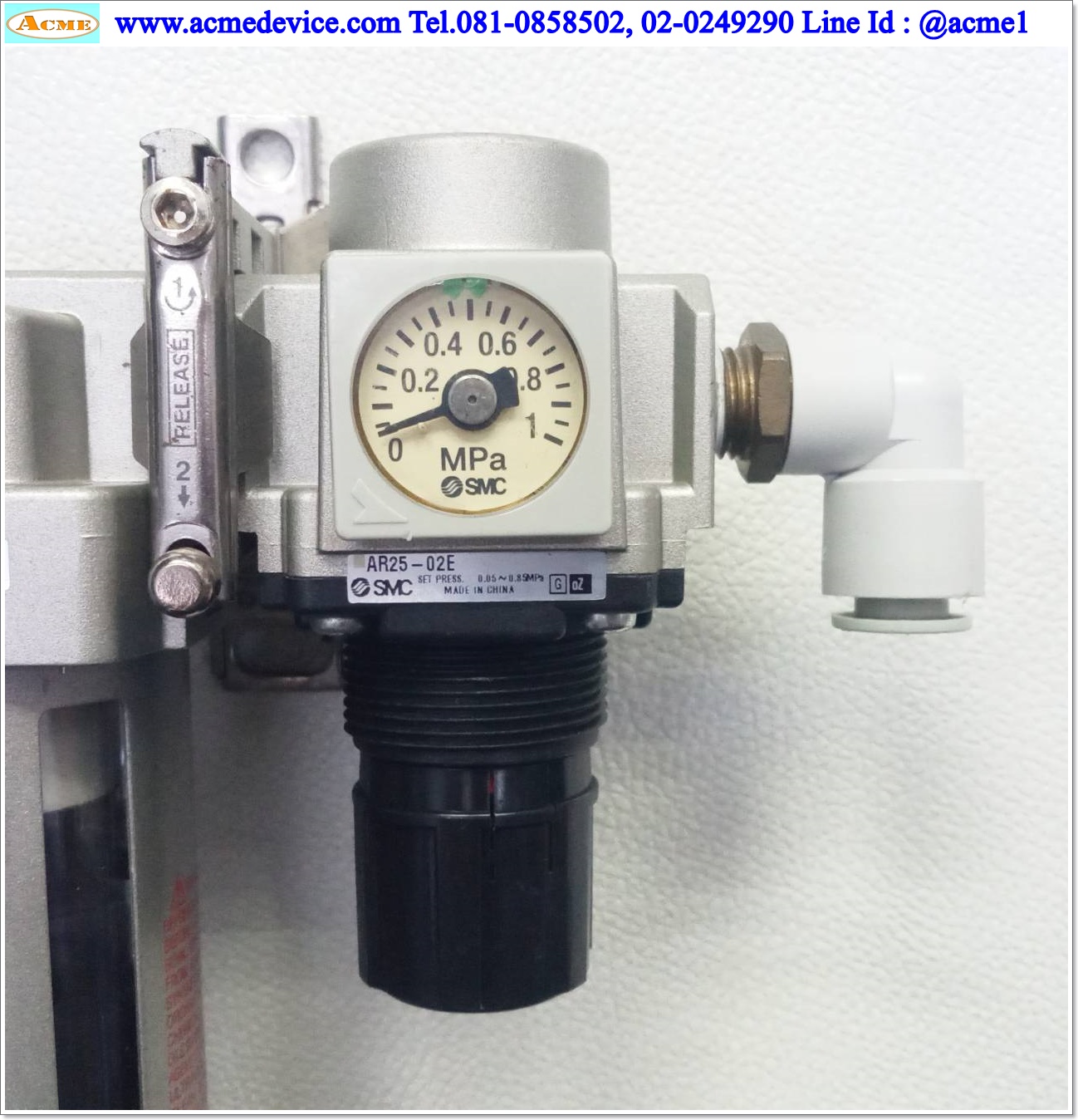 Regulator SMC รุ่น AR25-02E + AF30-02D