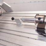 Mini CNC 6040 4 Axis ชิ้นงาน X 400mm Y600 mm Z 100 mm สี่แกน Spindle 1500W