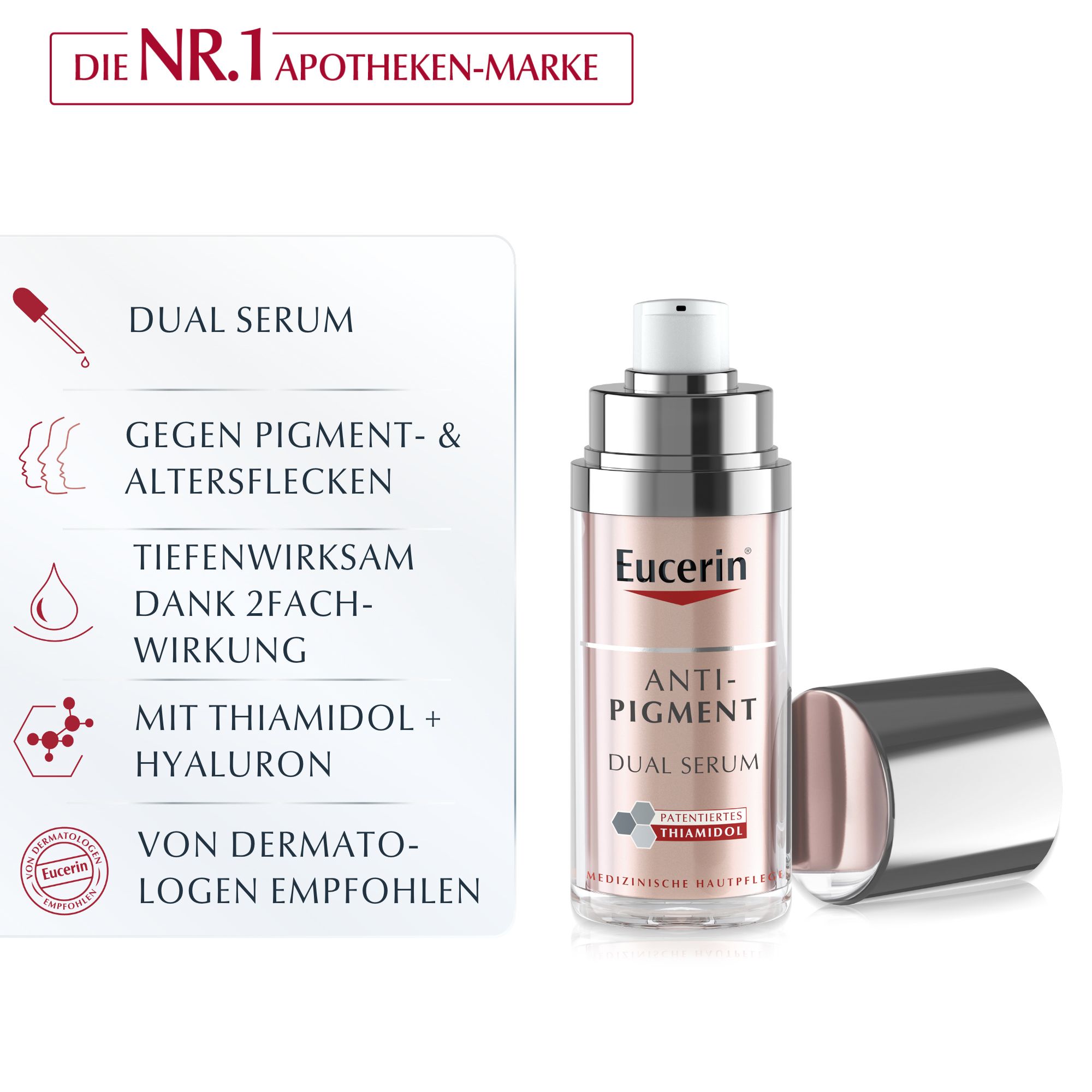 เซรั่มบำรุงผิวหน้ายูเซอริน Eucerin Anti Pigment Dual Serum 30ml