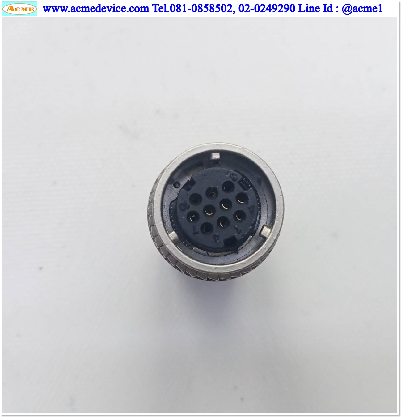 Servo Encoder Connector รุ่น CM10-SP10S-M, 10 Pin (HG-KR, HG-MR, HG-RR, HG-UR)