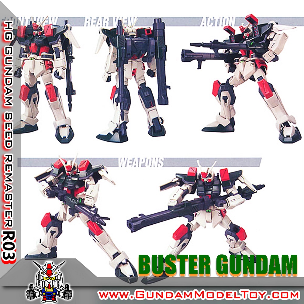 HGSEED 1/144 R03 BUSTER GUNDAM อาร์03 บัสเตอร์ กันดั้ม