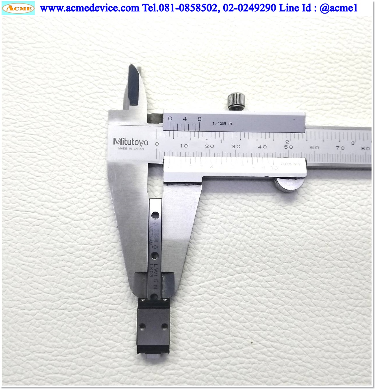 Linear Block and Rail IKO รุ่น B, รางสไลด์ขนาด 5 mm. x 58 mm. ( 2 Block)