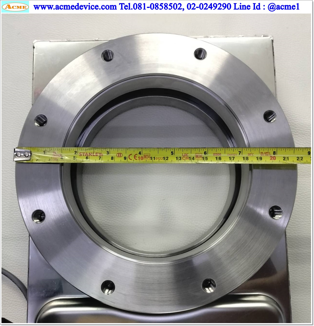 HV Gate Valve VAT รุ่น 14044-PE44, Conductance 5,150 L/s, Compressed air 4-7 Bar ( 58-102 psi)