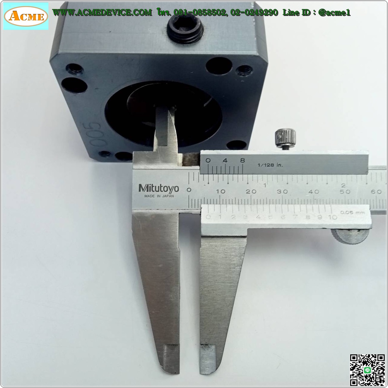 Gear Head Bayside รุ่น PS60-030, Ratio 30:1 (เพลาเข้า 6.3 mm., ออก 16 mm.), for Stepping □ 57x57 ∅ 38