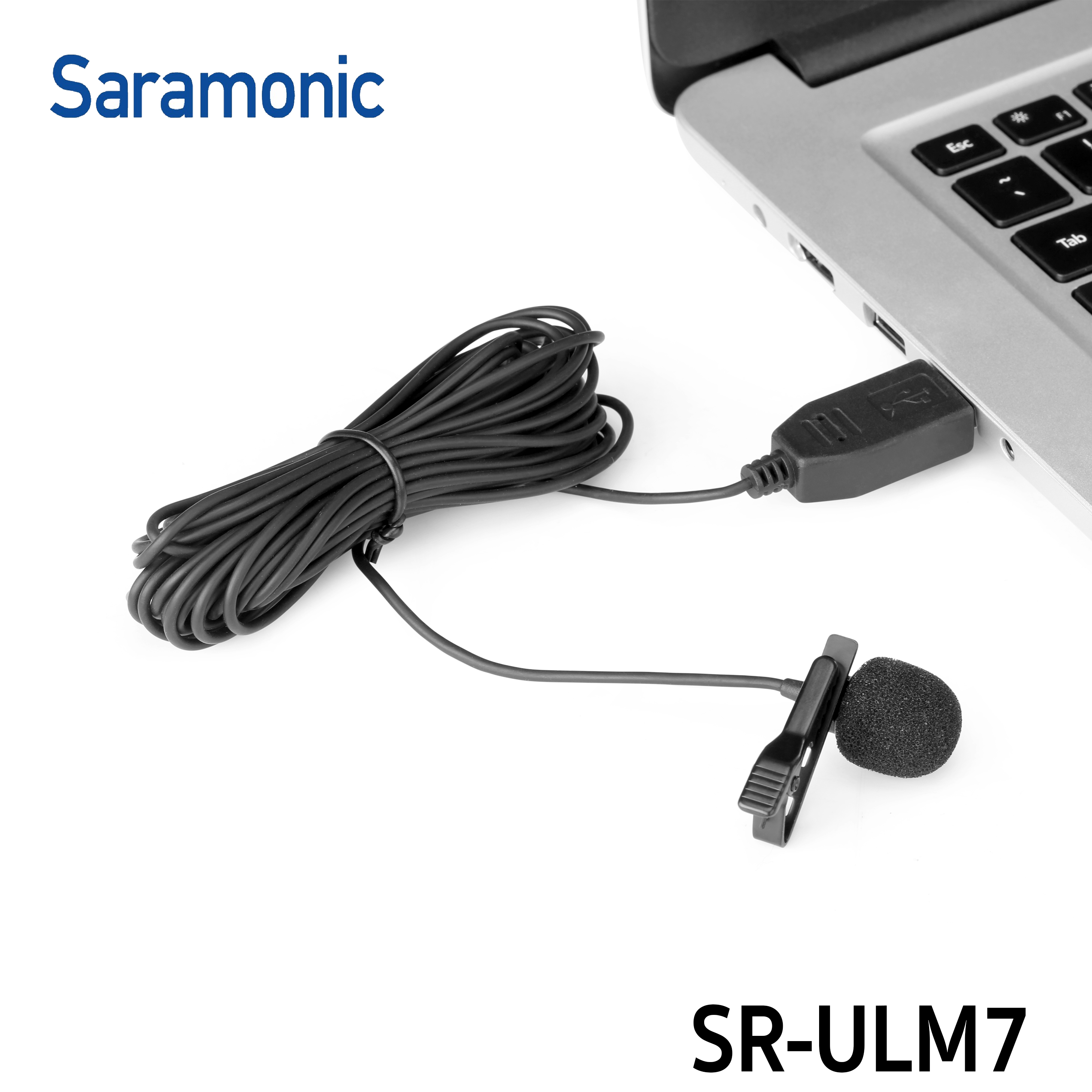 Saramonic SR-ULM7 CLIP-ON LAVALIER USB MICROPHONE FOR PC AND MAC รับประกันศูนย์ไทย 1 ปี