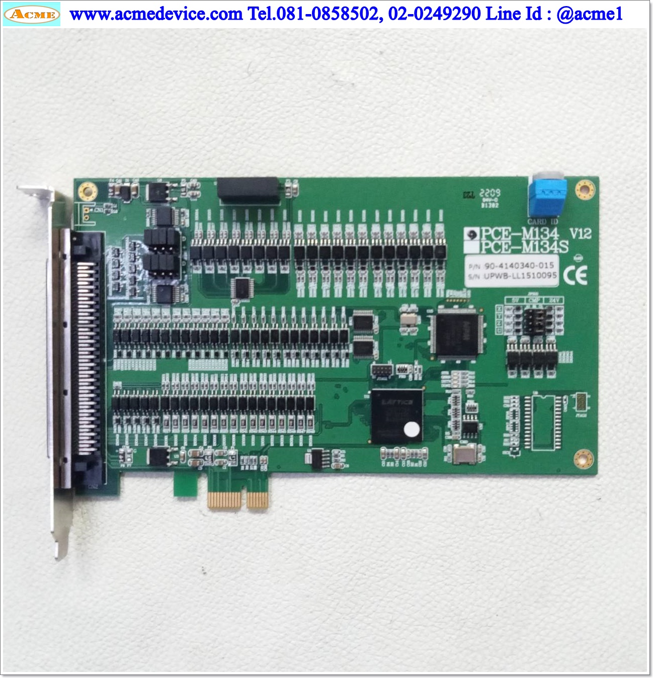 Motion Control TPM รุ่น PCE-M134, 4-Axis-Motion Card, Pulse output rate Max. 2.4Mpps, Pulse output mode OUT / DIR, CW / CCW