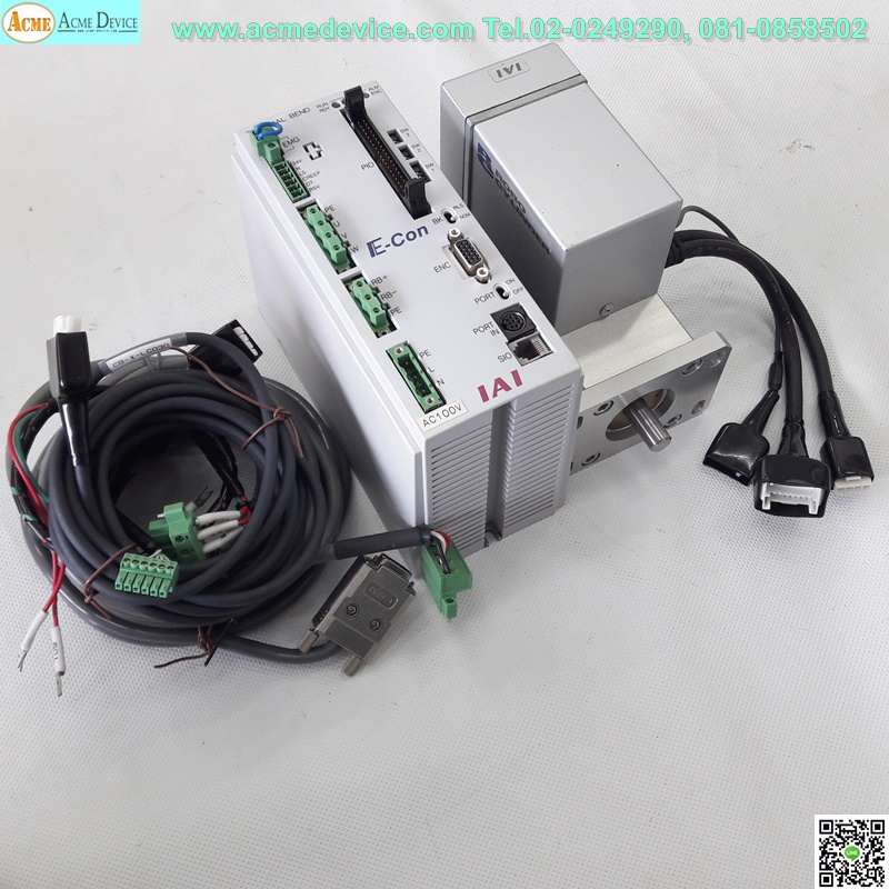 Rotary IAI Drive รุ่น Econ-I-60L-1 & RCS-R20I-60-18-300-S, Stroke 300 mm.