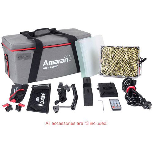 Aputure Amaran Tri-8 3-Light Kit with (V-Mount , A Mount)
