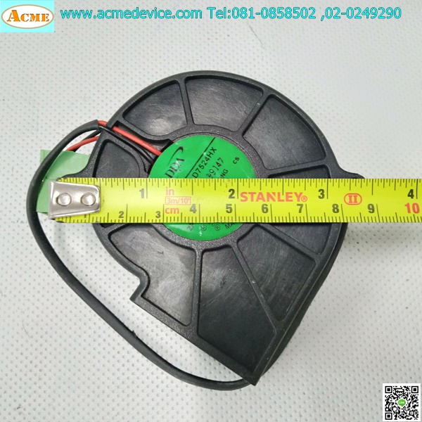 พัดลม ADDA รุ่น AD7524HX, 24V, 0.20A, ขนาด 1.5"
