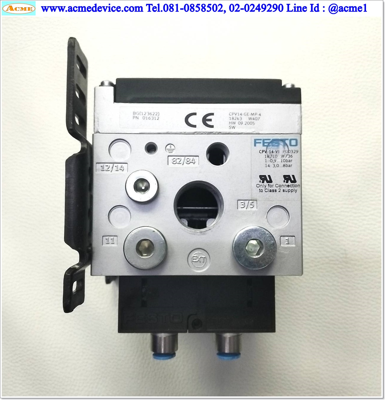 Solenoid Valve Festo รุ่น CPV-14-VI (18210) + CPV14-GE-MP-4 (18263)
