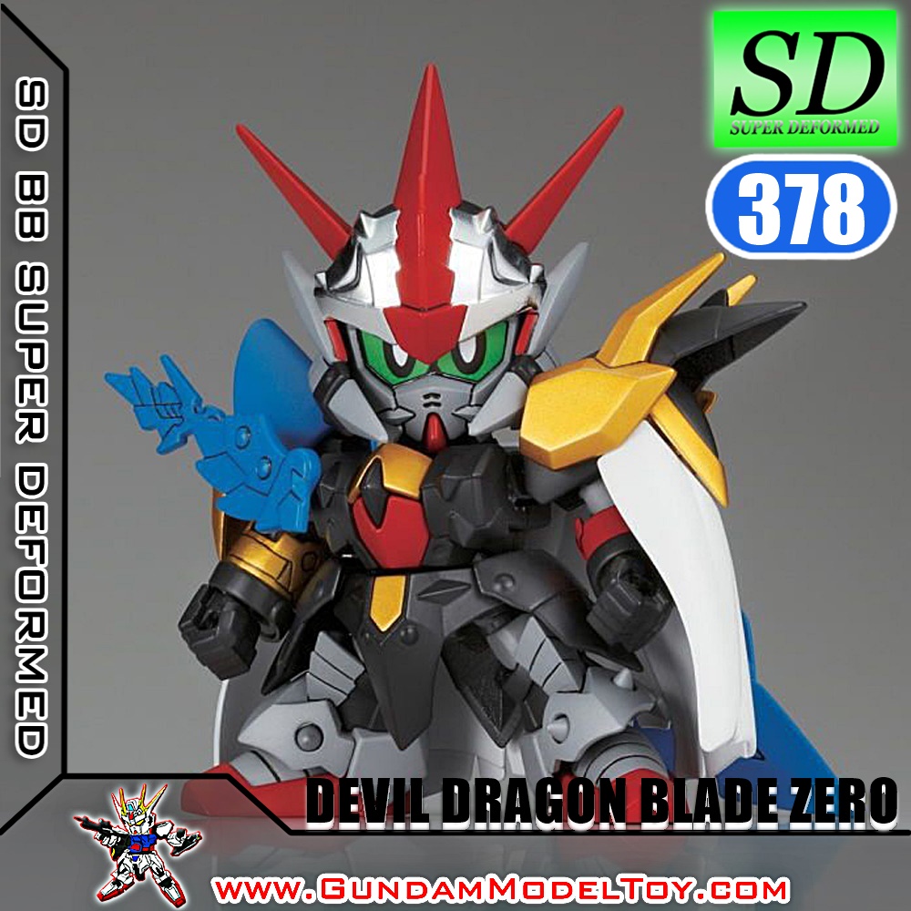 SD BB378 LEGEND DEVIL DRAGON BLADE ZERO GUNDAM เดวิล ดราก้อน เบลด ซีโร่ กันดั้ม