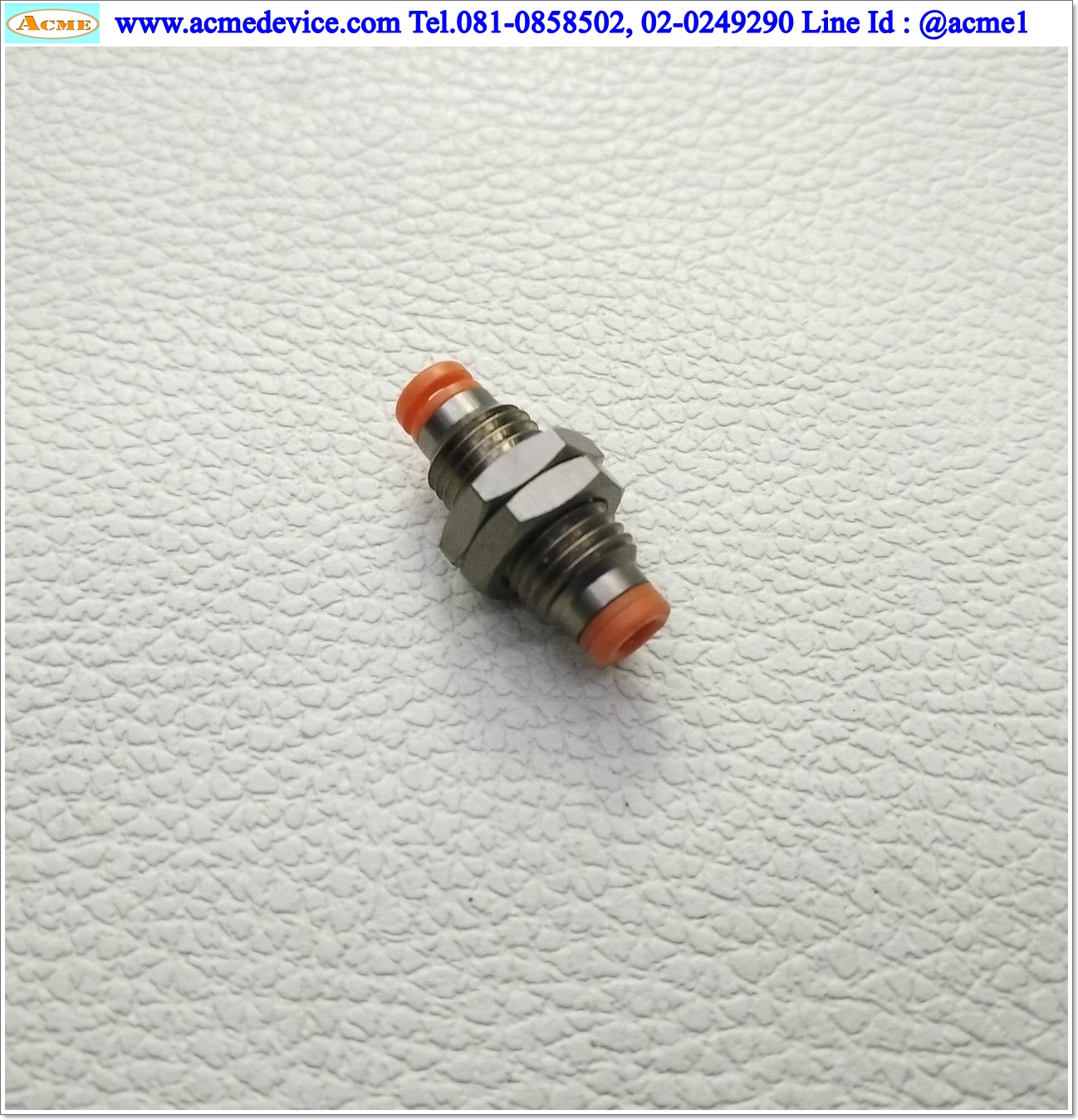 ข้อต่อลม SMC รุ่น KQ2E23-00A, Bulkhead Union, สายลม 3.2 มม.