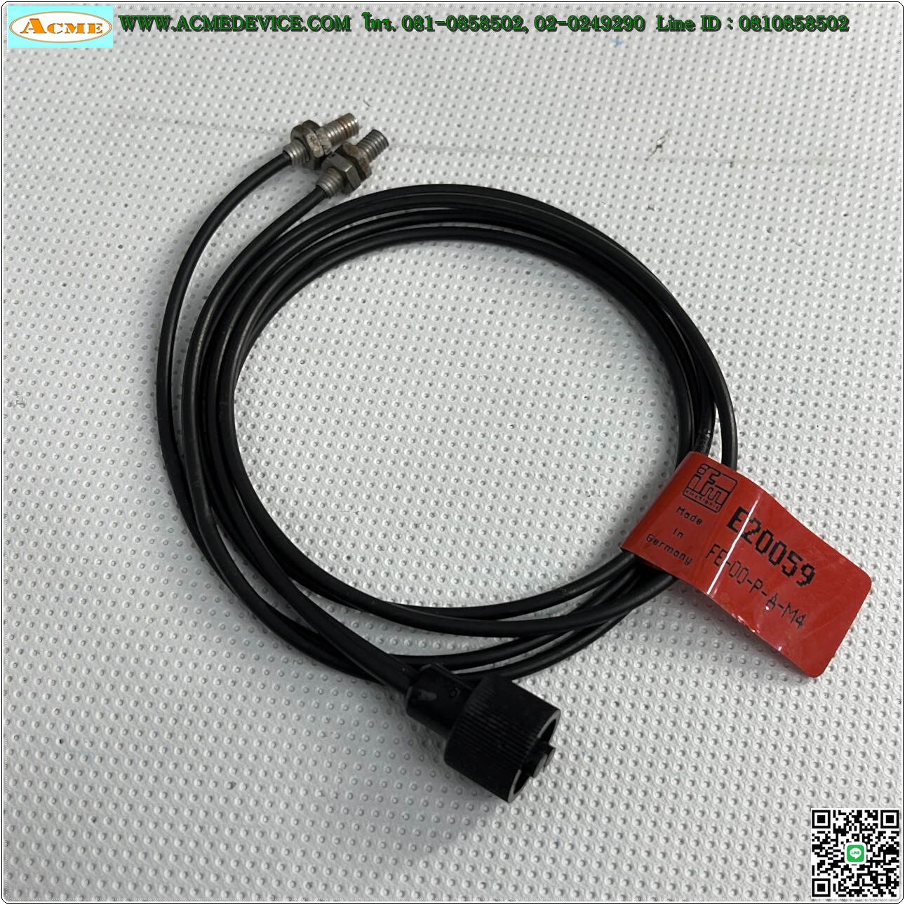 Fiber Unit IFM EFECTOR รุ่น E20059, FE-00-P-A-M4, Rang 120-400 mm.