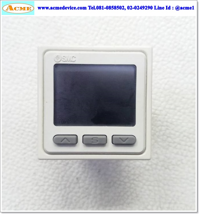 Vacuum/Pressure SMC รุ่น ZSE20F-P, -100 to 100kPa, PNP