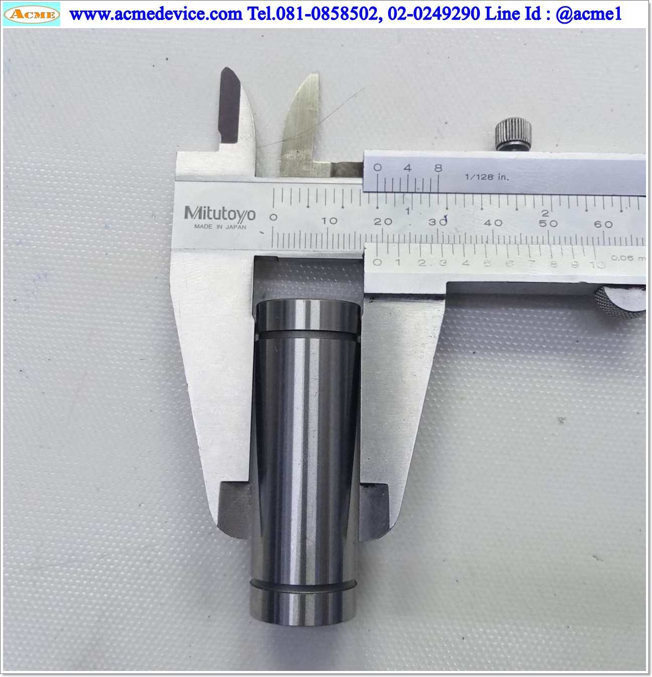 Linear Bushing Samick รุ่น LM10LUU, ID 10 mm., OD 19 mm., L 55 mm.